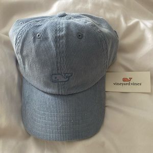 Brand new vineyard vines blue corduroy baseball cap